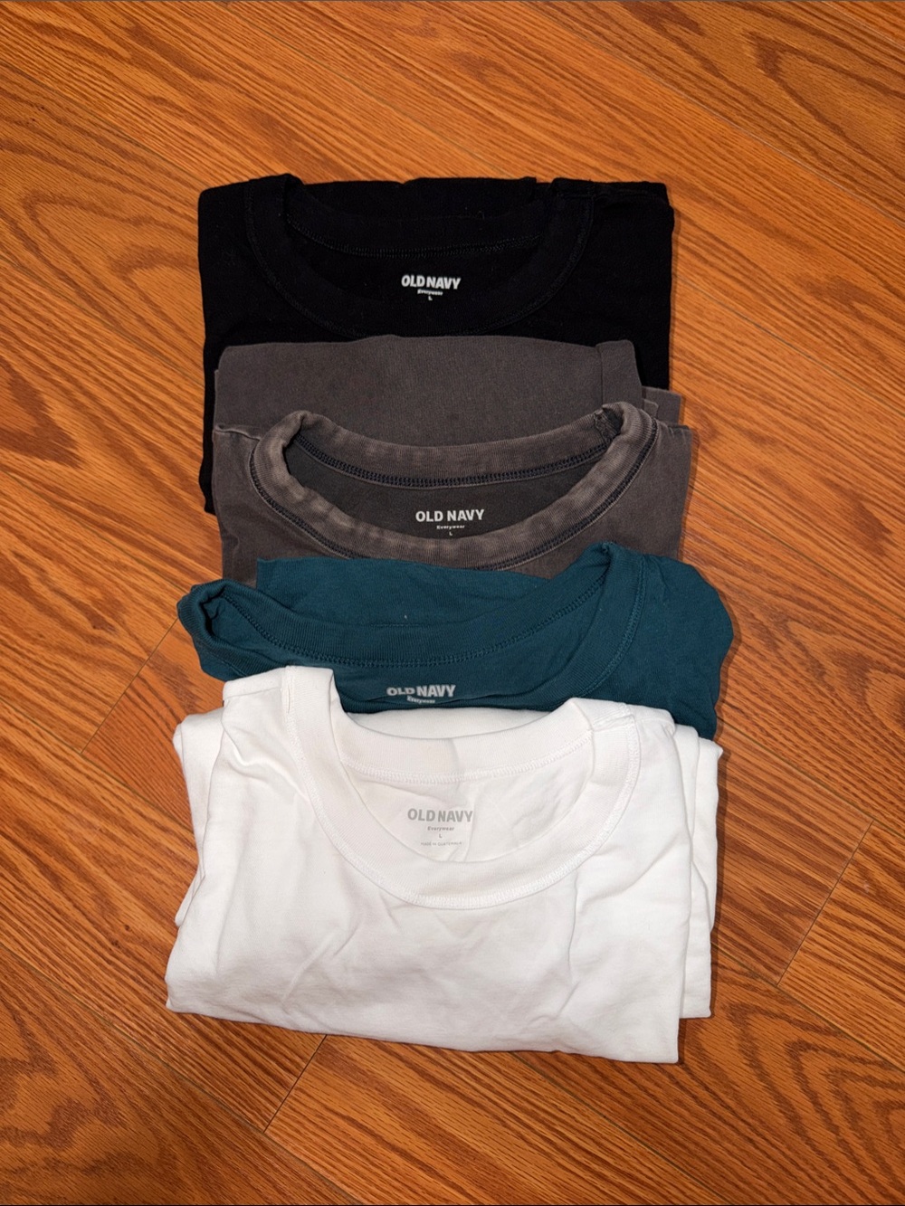 Old Navy womens Oversized EveryWear Tunic T-shirt - Black, Charcoal, Teal, White